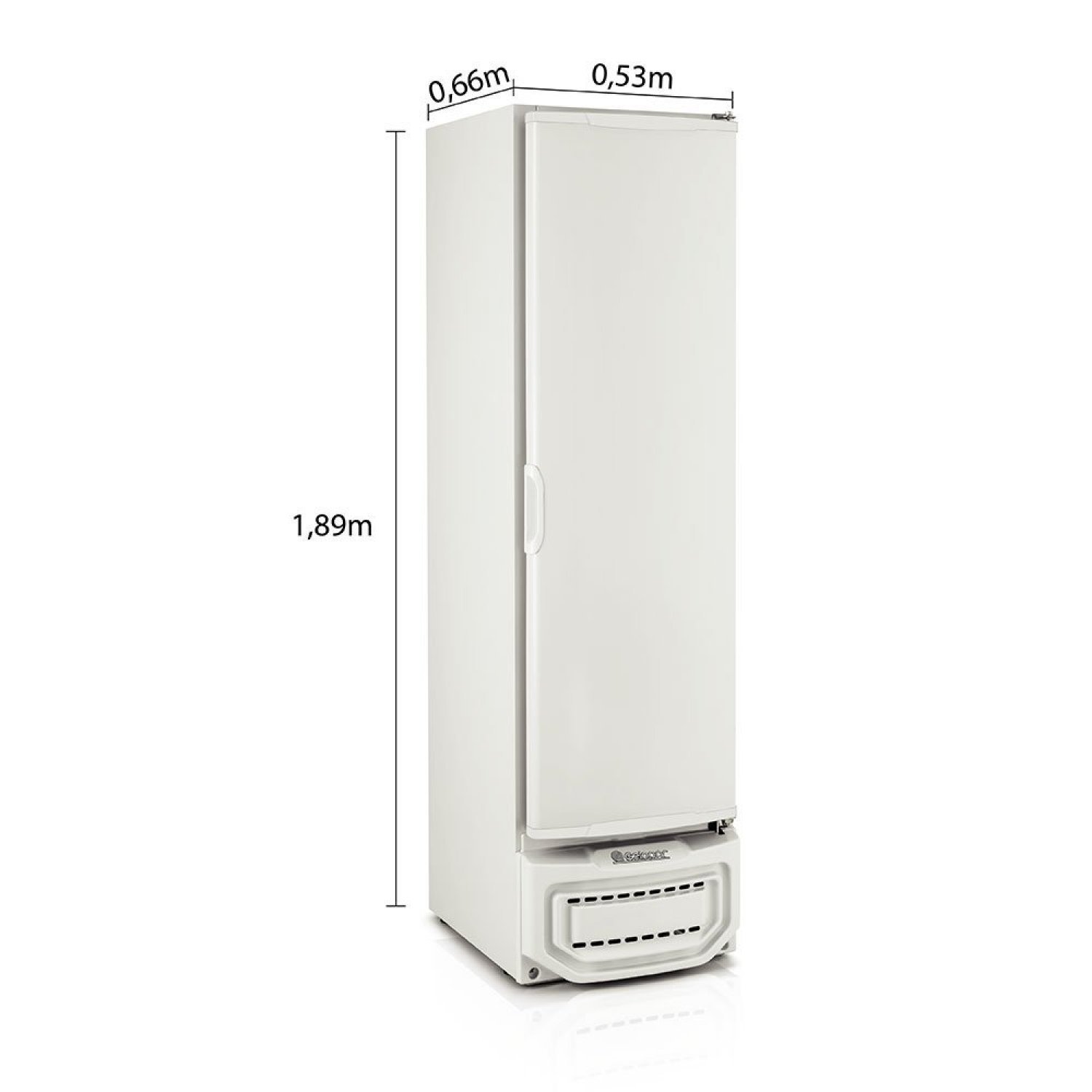 Freezer/Refrigerador Vertical 315 litros Porta Cega com Grades Tripla Ação GPC-31 BR Gelopar 127v - 4