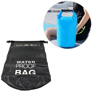 Bolsa Mochila Impermeavel Saco Estanque 5 Litros Camping Bag Cor:preto