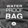 Bolsa Mochila Impermeavel Saco Estanque 5 Litros Camping Bag Cor:preto - 3