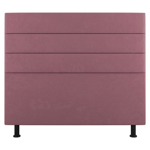 Cabeceira Cama Box Casal King Size Malik 195cm Suede Rosé - Abmaza