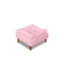 Ver imagem 5 de Poltrona Confortável para Amamentação com Puff Fibras Macias Rosa Bêbê