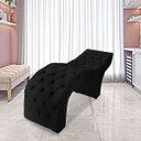 Ver imagem 1 de Maca Estofada Estética Cílios Salão Spa Suede Rebeca:preto