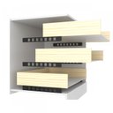 Ver imagem 5 de Cômoda 2 Portas 5 Gavetas