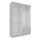 Ver imagem 3 de Guarda-Roupa Solteiro 4 Portas 2 Gavetas Atalaia