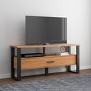 Ver imagem 1 de Rack para TV até 55 Polegadas 140cm 100% MDF  2 Gavetas Pradel