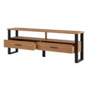 Ver imagem 2 de Rack para TV até 60 Polegadas 100% MDF 180cm 2 Gavetas Pradel Marrom