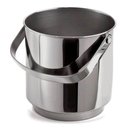 Ver imagem 5 de Balde de Gelo Inox com Pegador Pinça 2,3 Litros Baldinho Container Interno Removível para Guardar