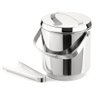 Balde de Gelo Inox com Pegador Pinça 2,3 Litros Baldinho Container Interno Removível para Guardar - 1
