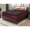 Ver imagem 1 de Conjunto Cama Box c/ Molas Ensacadas Toronto Vermelho Casal 138x188x66