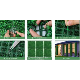 Painel de Planta Artificial 60x40cm - 3