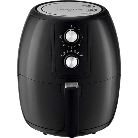 Fritadeira Eletrica Supremma Digital Preto 3,6l Agratto 220v