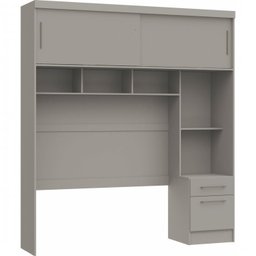 Quarto Casal Modulado com Espelho 3 Peças Color Flex Classic Soul  - 8