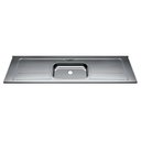 Ver imagem 2 de Pia de Cozinha em Aço de 180CMX56CM Concretada sem Válvula Plus 30 Cinza/Inox
