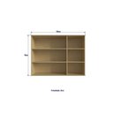 Ver imagem 2 de Aéreo Nova Dubai 120cm 3913 - 3 Portas Louro/freijo