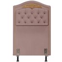Ver imagem 3 de Cabeceira Cama Box Solteiro 90cm Imperial J02 Suede Rosê - Mpozenato