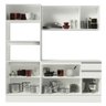 Armário de Cozinha Compacta 100% MDF 190 cm Frentes Branco Smart Madesa 01 - 6