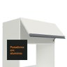 Armário de Cozinha Compacta 100% MDF 190 cm Frentes Branco Smart Madesa 01 - 8