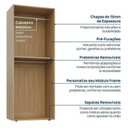 Ver imagem 5 de Estante Multiuso Livreiro 3 Módulos 10 Portas 2 Kit Prateleira Frame CabeCasa MadeiraOriginals