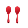 Duas Peças de Colher de Servir 22,5cm em Silicone Preto Unyhome. - 1