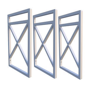 Suporte De Prateleira Estilo Industrial Kit Três Peças 20x37 - Branco