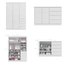 Ver imagem 3 de Conjunto Quarto Infantil com Guarda-Roupa 3 Portas 4 Gavetas e Cômoda Pérola