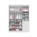 Ver imagem 6 de Conjunto Quarto Infantil com Guarda-Roupa 3 Portas 4 Gavetas e Cômoda Pérola