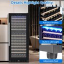 Ver imagem 3 de Takywep Adega 155 Garrafas Preto 424l com Controle Digital e Trava