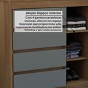 Ver imagem 6 de Cômoda Uni com Sapateira 1 Porta 4 Gavetas Luciane