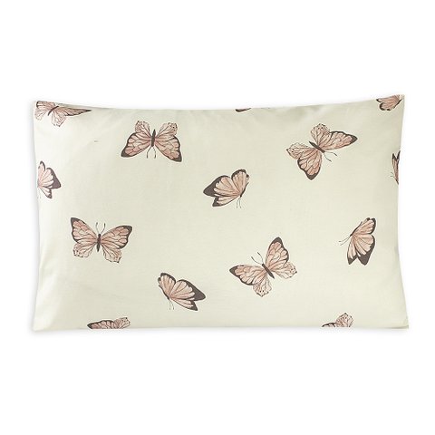 Par Fronha para Travesseiro Avulsa Algodão Essencialle 70cm X 50cm:borboletas
