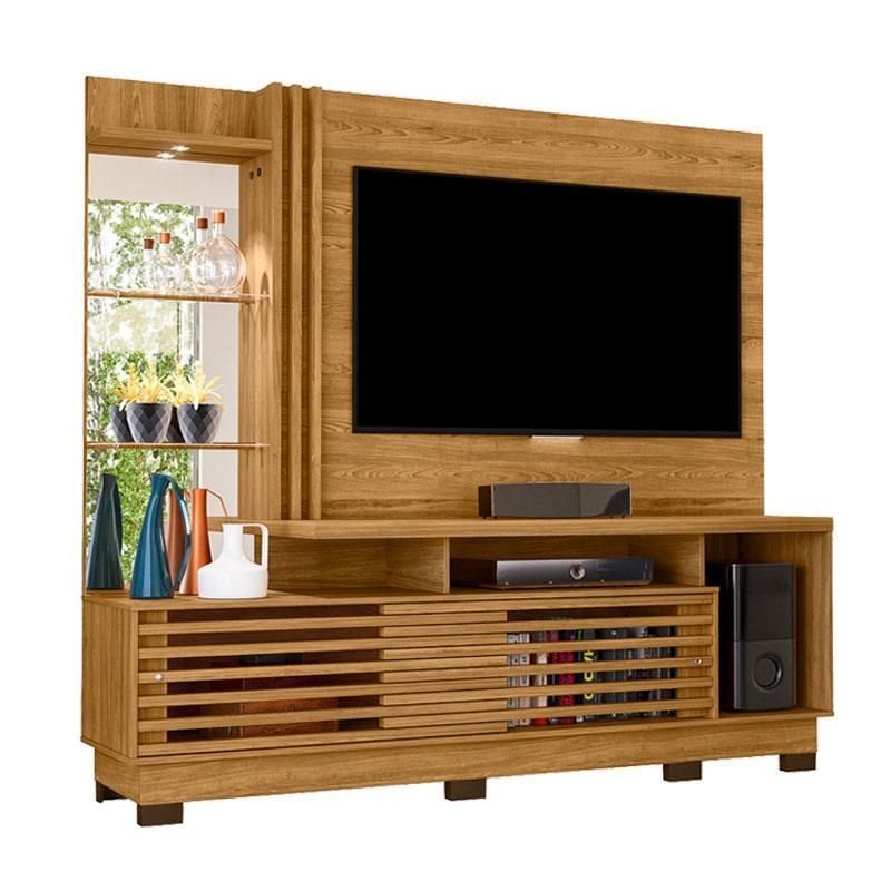 Estante Home Theater Frizz Plus Cumaru - Madetec | MadeiraMadeira