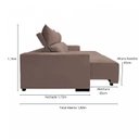 Ver imagem 7 de Sofá Retrátil e Reclinável 4 Lugares 2,50m Ellen