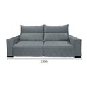 Ver imagem 6 de Sofá Retrátil e Reclinável 4 Lugares 2,50m Ellen