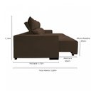 Ver imagem 7 de Sofá Retrátil e Reclinável 4 Lugares 2,50m Ellen 