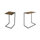 Ver imagem 4 de Conjunto 2 Mesas Laterais de Apoio Sofá Industrial 