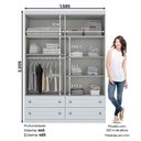 Ver imagem 6 de Berço Americano Unique Freijó Branco Soft Eco Wood - Matic E guarda Roupa Infantil Americano 4