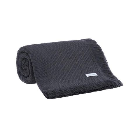 Colcha King Buddemeyer Jacque 100% Algodão Penteado Grafite