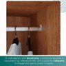 Guarda Roupa Solteiro 100% Mdf 2 Portas de Correr 3 Gavetas com Espelho Portugal - Mais Móveis - 6