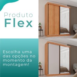 Guarda Roupa Solteiro 100% Mdf 2 Portas de Correr 3 Gavetas com Espelho Portugal - Mais Móveis - 11