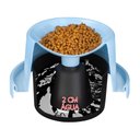Ver imagem 3 de Comedouro Alto Elevado Azul para Cães e Gatos Anti Formiga Decore Fácil Shop