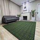 Ver imagem 3 de Tapete Carpete Sala Quarto Elegante Geométrico 2,00 X 3,00 - Cor Verde