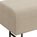 Ver imagem 5 de Puff Recamier 195cm Lauri Bouclé Suave Off White - Sallar Home