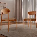 Ver imagem 3 de Conjunto com 2 Cadeiras Ballare em Madeira Maciça para Sala de Jantar