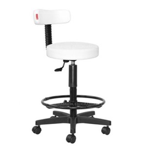 Cadeira Mocho Alto Slim com Apoio para Os Pés