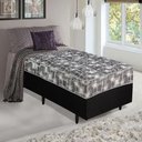 Ver imagem 3 de Cama Box Conjugada Solteiro Berflex com Molas Ensacadas Espuma D26 Suporte 90kg Preta Certificada In