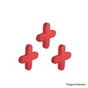 Ver imagem 1 de Kit com 3 Capinhas Silicone Vermelho Kids - Deca Deca Metais