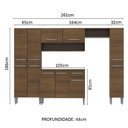 Ver imagem 7 de Cozinha Completa Emilly Rustic com Armário e Balcão Madesa