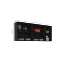 Ver imagem 6 de Armario Aereo para Cozinha 5 Portas Preto Santorini Bela Casa