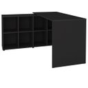 Ver imagem 6 de Escrivaninha em L Mesa Office 8 Nichos Nero Ii Preto