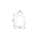 Ver imagem 2 de Assento Sanitário com Amortecedor Stylus Branco - Celite