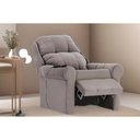 Ver imagem 1 de Poltrona Reclinável C/ Massagem P/ Sala Mh 1216 Two Way Suede Cinza - Herval